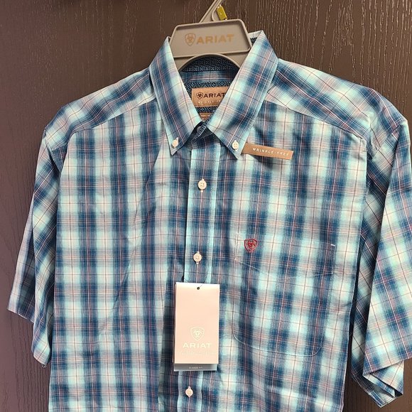 Ariat Wrinkle Free Enzo Classic Fit Shirt NWT - Picture 6 of 6